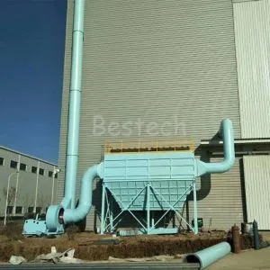 Elektrisk ovn gasstøvopsamler